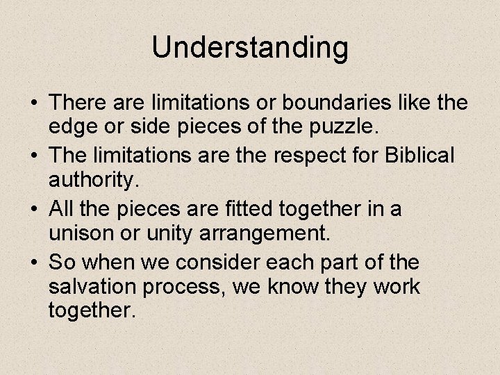 Understanding Part Two Review Knowing Growing Understanding Living