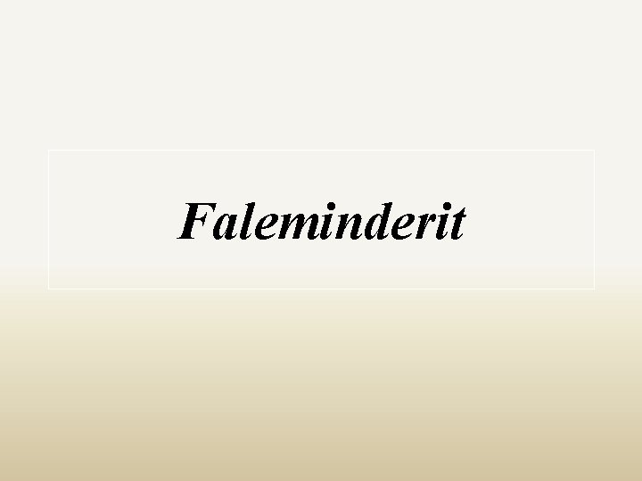 Faleminderit 