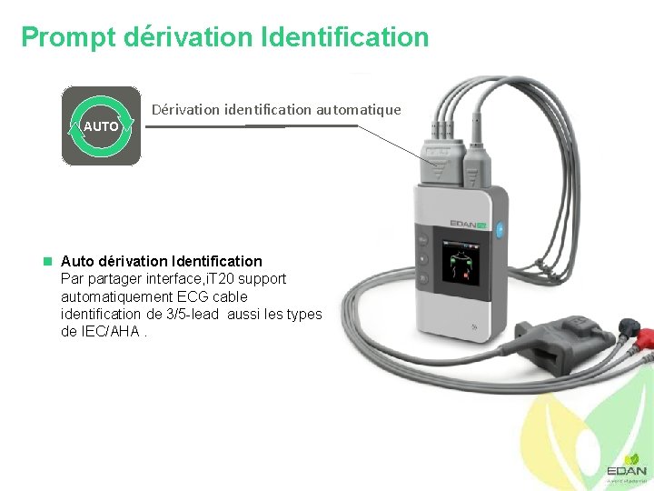 Prompt dérivation Identification AUTO Dérivation identification automatique n Auto dérivation Identification Par partager interface,