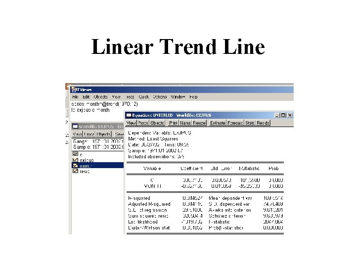 Linear Trend Line 