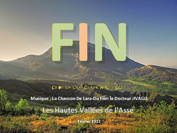 F IN Musique ; La Chanson De Lara-Du Film le Docteur JIVAGO Les Hautes