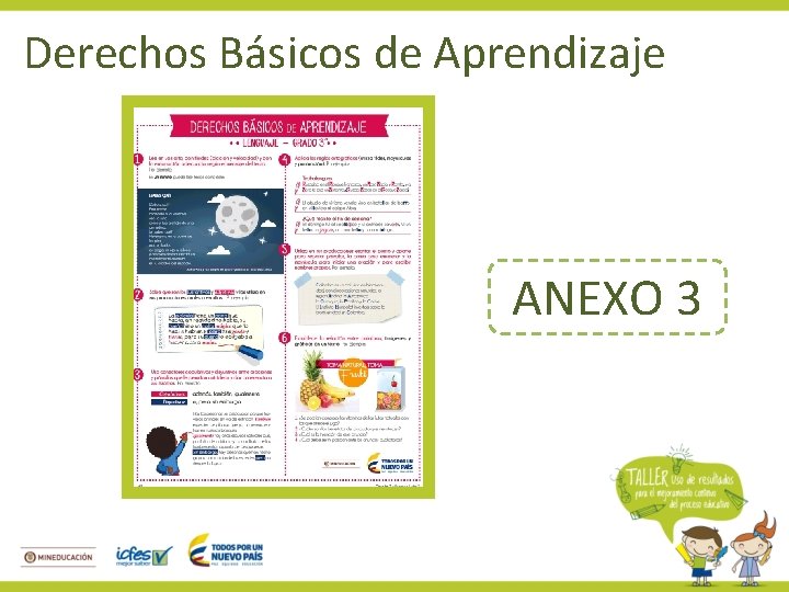 Derechos Básicos de Aprendizaje ANEXO 3 