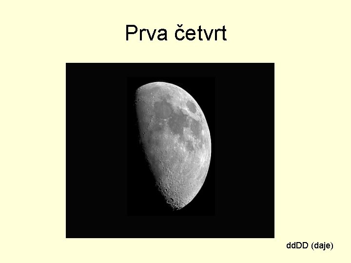 Prva četvrt dd. DD (daje) 