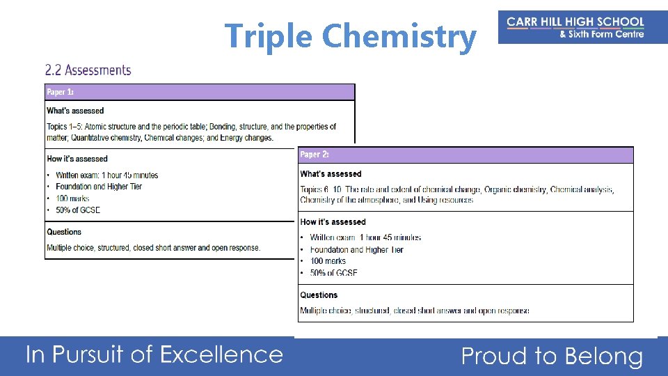 Triple Chemistry 