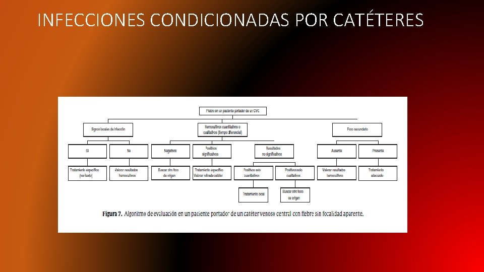 INFECCIONES CONDICIONADAS POR CATÉTERES 