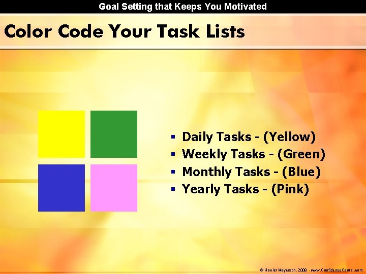 Employee Success Toolkit Tool 7 Goal Setting that