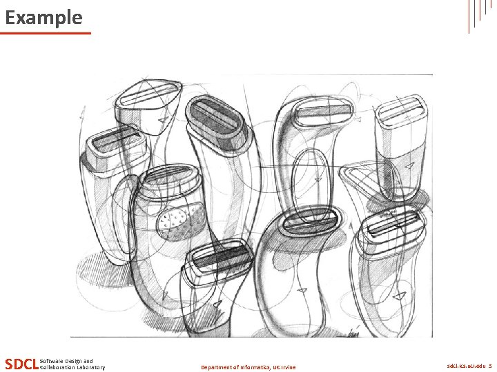 Example SDCL Software Design and Collaboration Laboratory Department of Informatics, UC Irvine sdcl. ics.