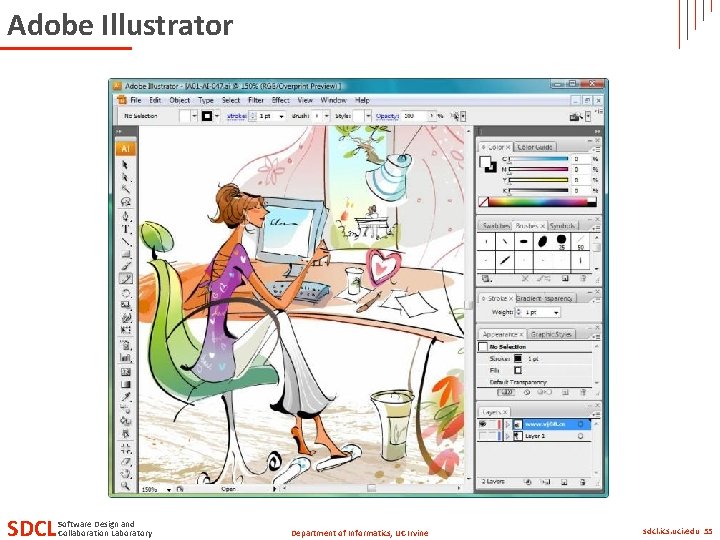 Adobe Illustrator SDCL Software Design and Collaboration Laboratory Department of Informatics, UC Irvine sdcl.