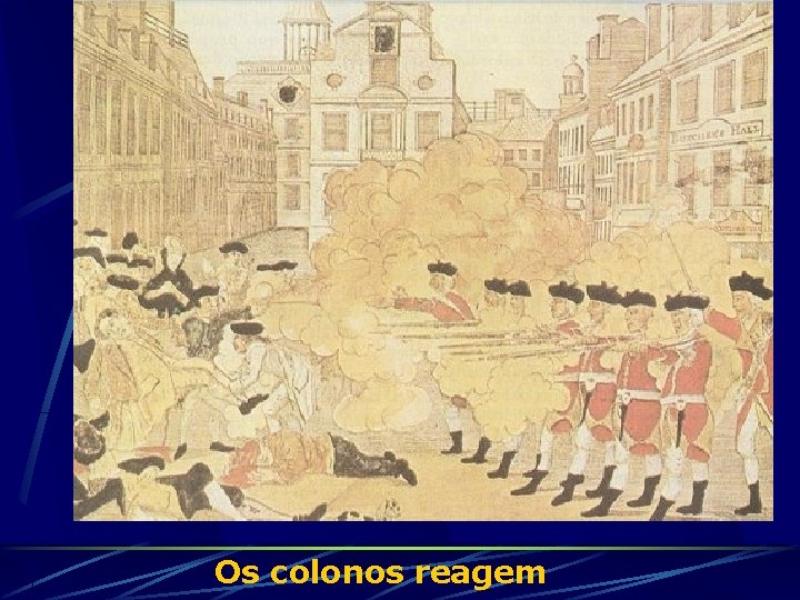 Os colonos reagem 