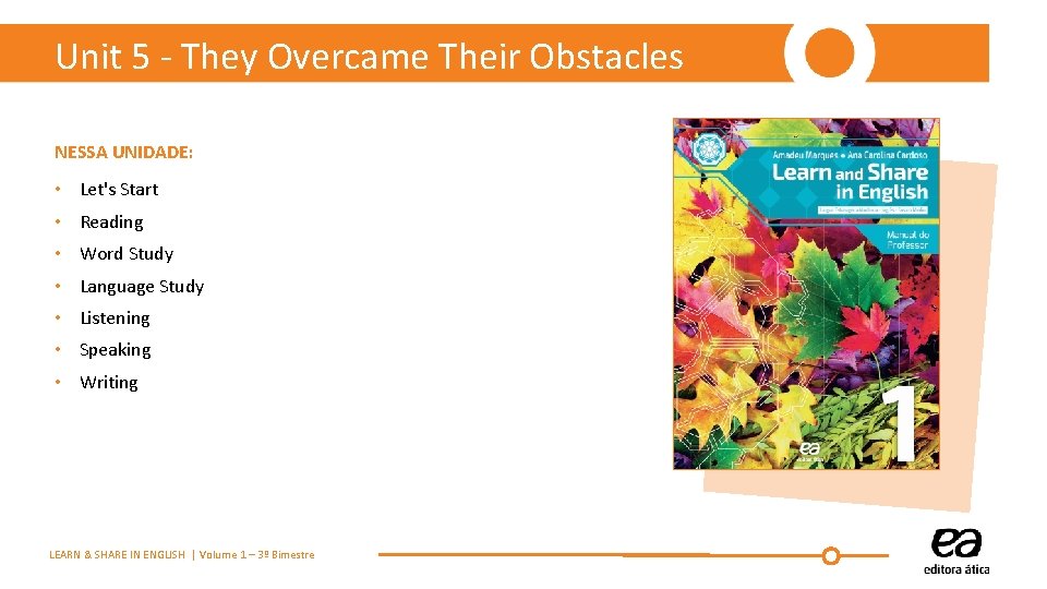 Unit 5 - They Overcame Their Obstacles NESSA UNIDADE: • Let's Start • Reading