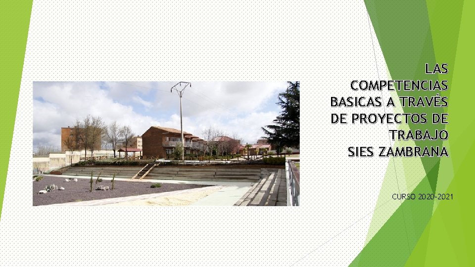 LAS COMPETENCIAS BASICAS A TRAVÉS DE PROYECTOS DE TRABAJO SIES ZAMBRANA CURSO 2020 -2021