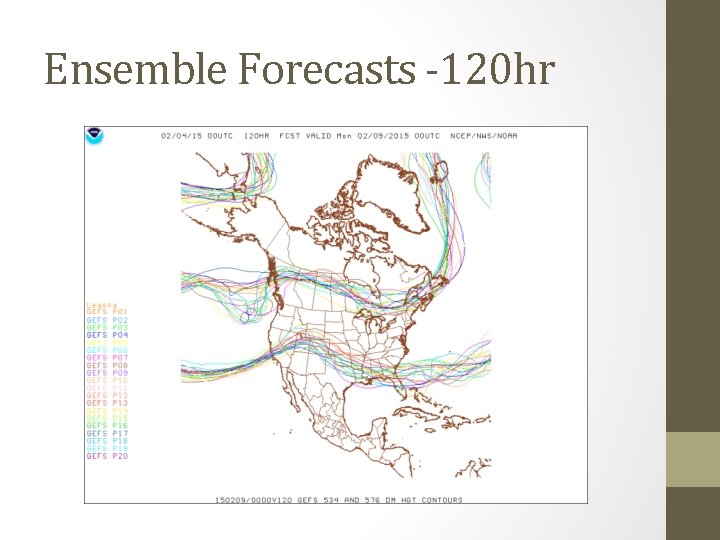 Ensemble Forecasts -120 hr 