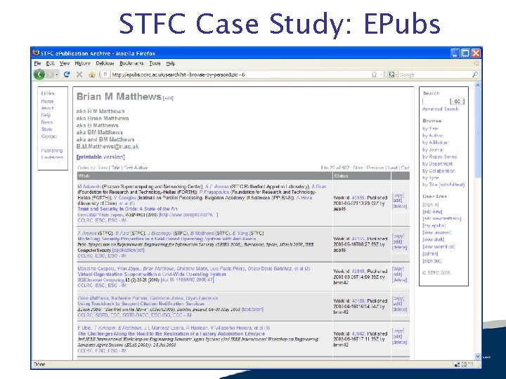 STFC Case Study: EPubs 