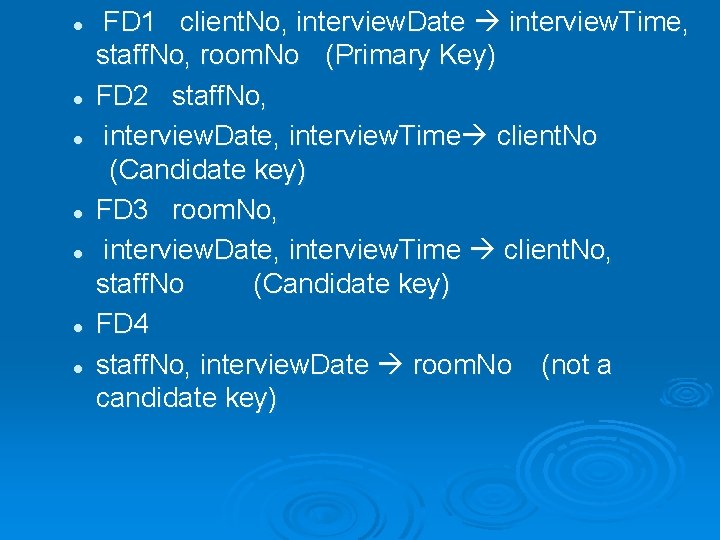 l l l l FD 1 client. No, interview. Date interview. Time, staff. No,