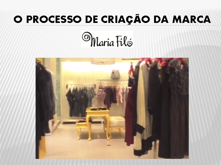 O PROCESSO DE CRIAÇÃO DA MARCA 