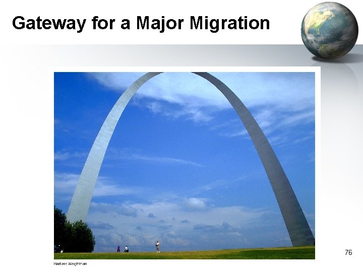 Gateway for a Major Migration 76 