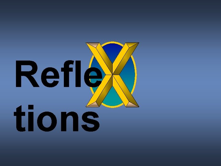 Refle tions 