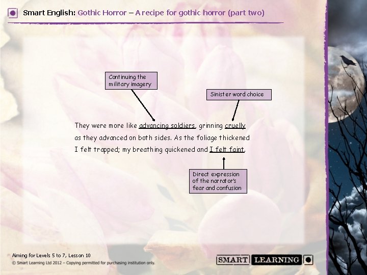 Smart English: Gothic Horror – A recipe for gothic horror (part two) Continuing the Smart English: Gothic Horror – A recipe for gothic horror (part two) Continuing the