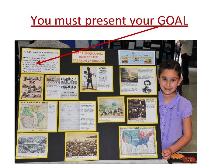 You must present your GOAL 