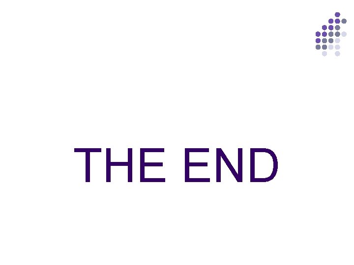 THE END 