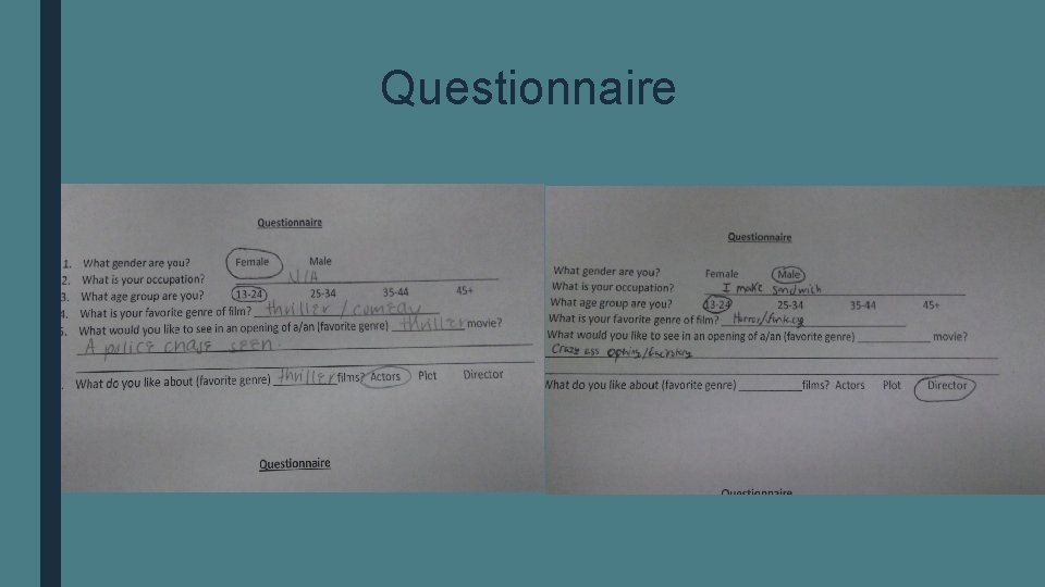 Questionnaire 