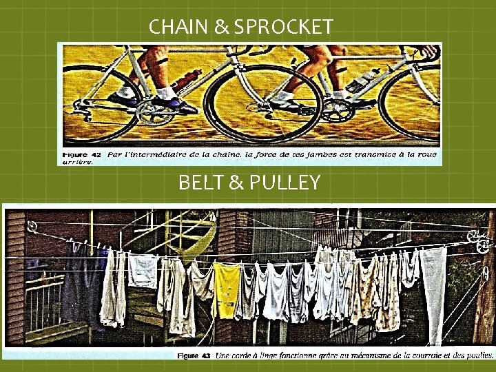 CHAIN & SPROCKET BELT & PULLEY 
