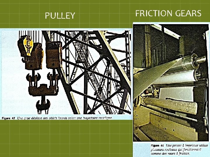 PULLEY FRICTION GEARS 