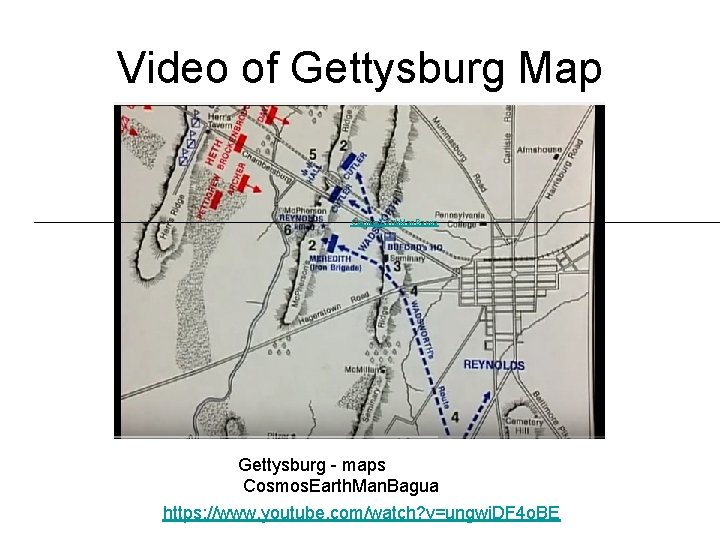 Video of Gettysburg Map Cosmos. Earth. Man. Bagua Gettysburg - maps Cosmos. Earth. Man.