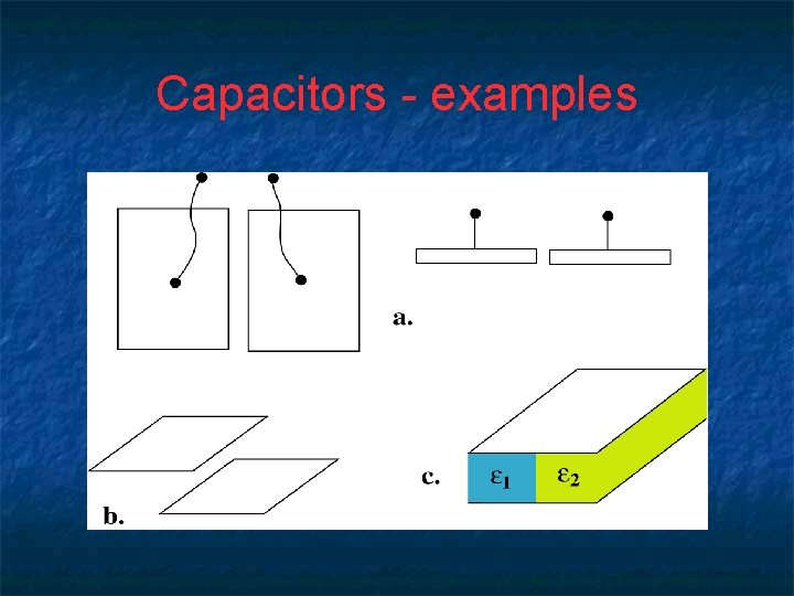 Capacitors - examples 