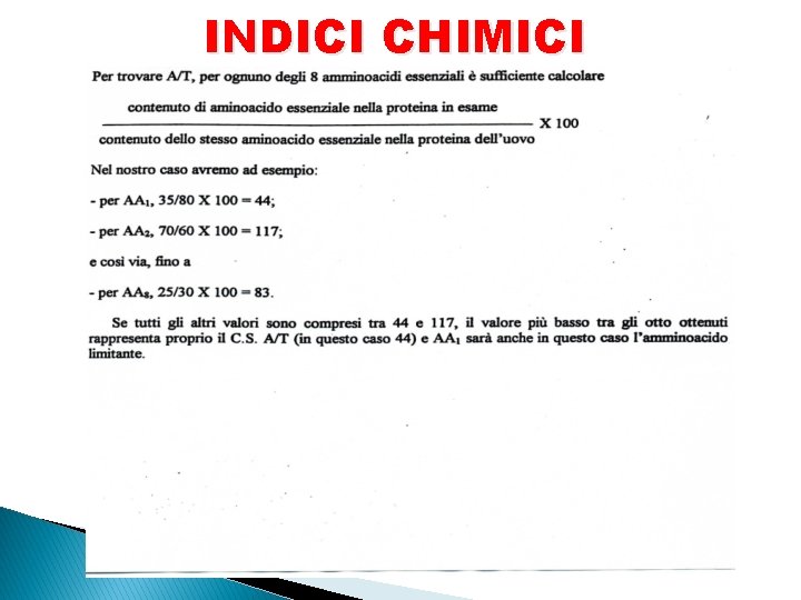 INDICI CHIMICI 