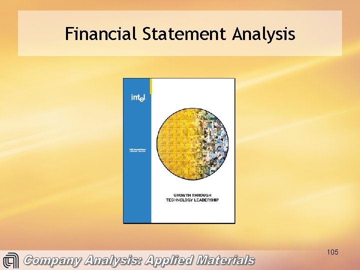 Financial Statement Analysis 105 