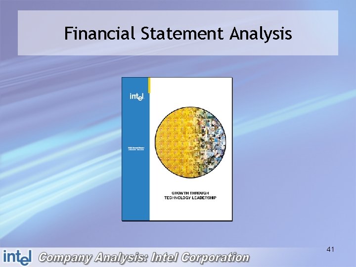 Financial Statement Analysis 41 