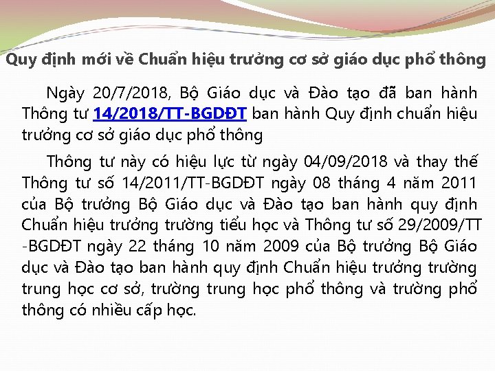 Quy định mới về Chuẩn hiệu trưởng cơ sở giáo dục phổ thông Ngày