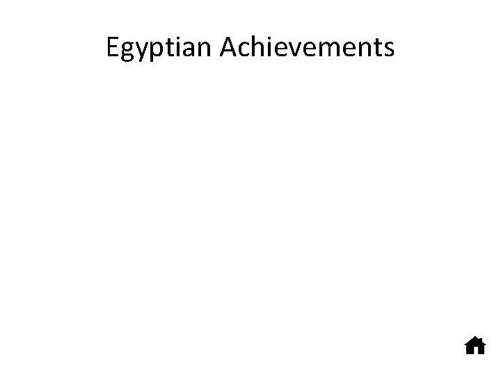 Egyptian Achievements 