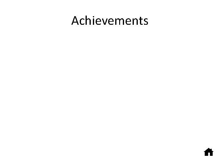 Achievements 