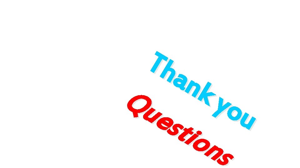 Th ank Qu you est ion s 