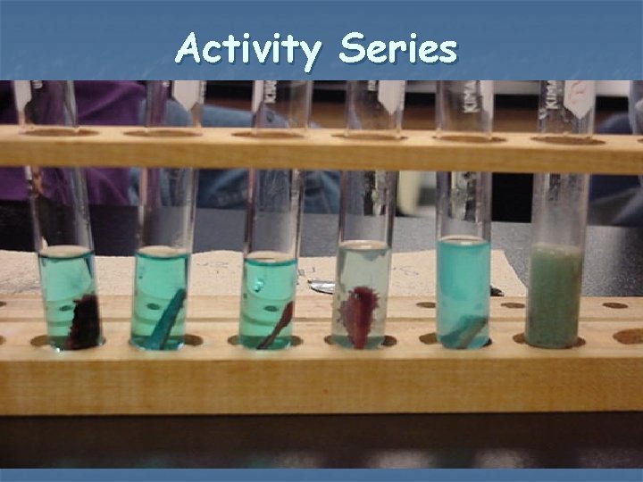 Activity Series Activity Series