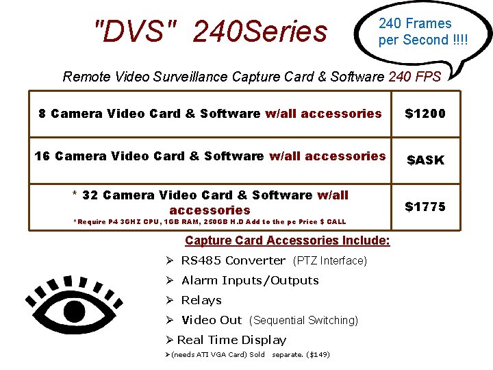 Internet Security Surveillance Catalogue Reliability Fair Pricing 247