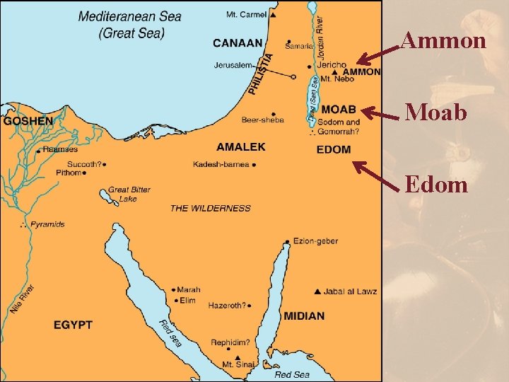 Ammon Moab Edom 