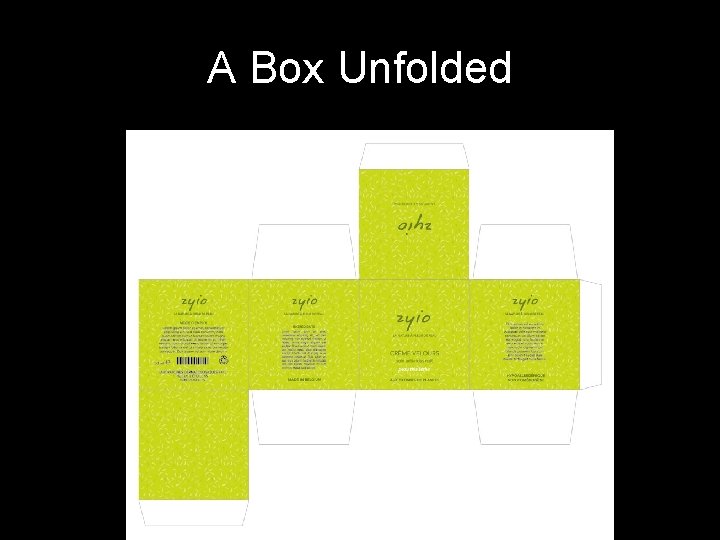 A Box Unfolded 