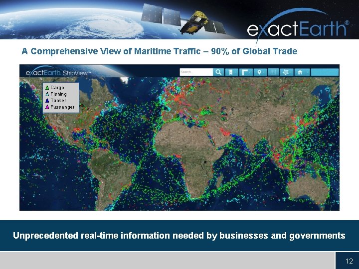A Comprehensive View of Maritime Traffic – 90% of Global Trade Cargo Fishing Tanker