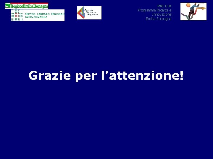 PRI E-R Programma Ricerca e Innovazione Emilia-Romagna Grazie per l’attenzione! 