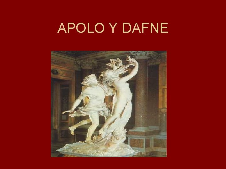 APOLO Y DAFNE 