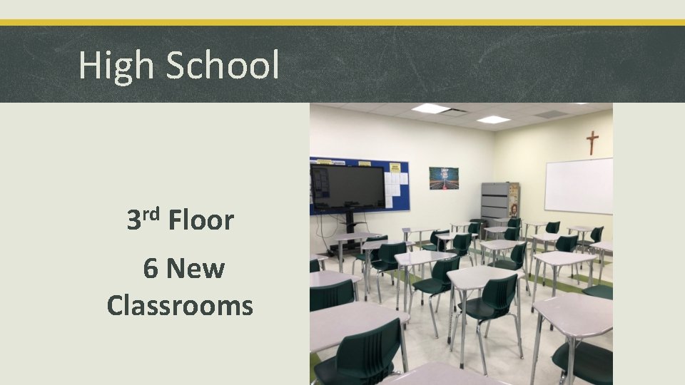 High School 3 rd Floor 6 New Classrooms 