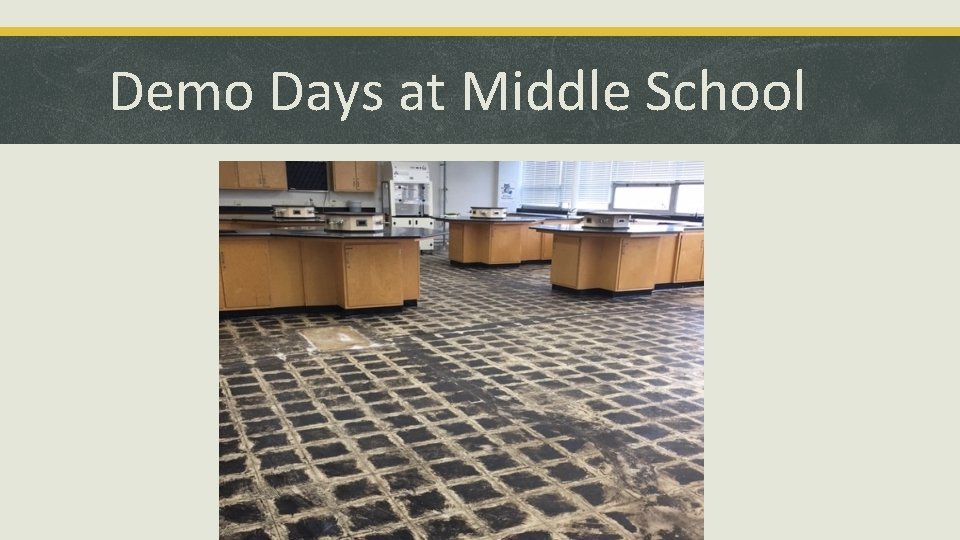 Demo Days at Middle School 