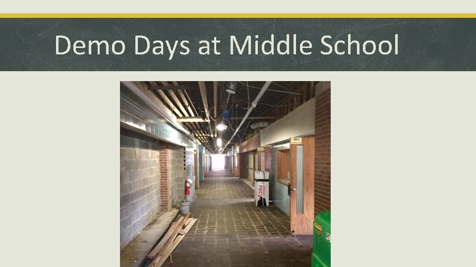 Demo Days at Middle School 
