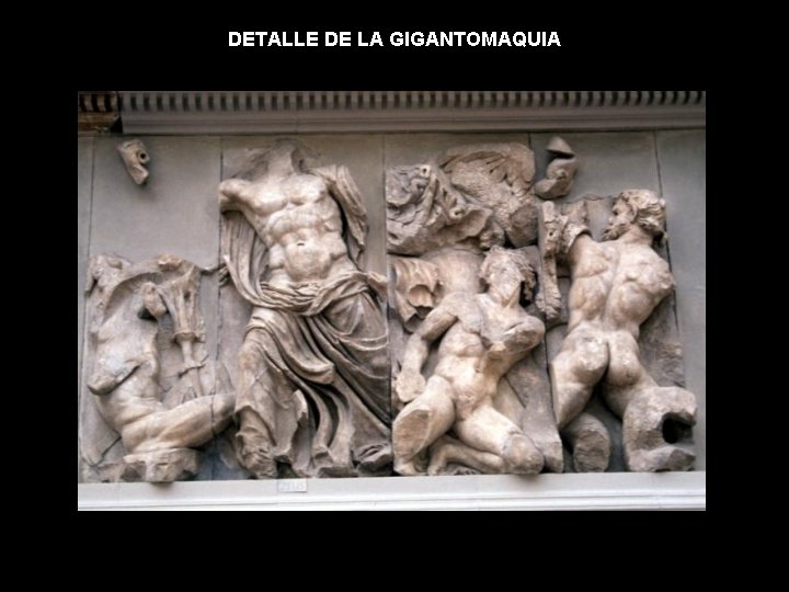 DETALLE DE LA GIGANTOMAQUIA 