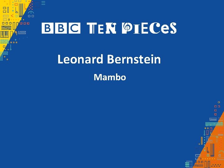 Leonard Bernstein Mambo 