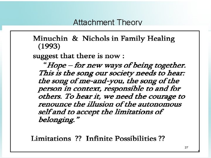 Attachment Theory 8 