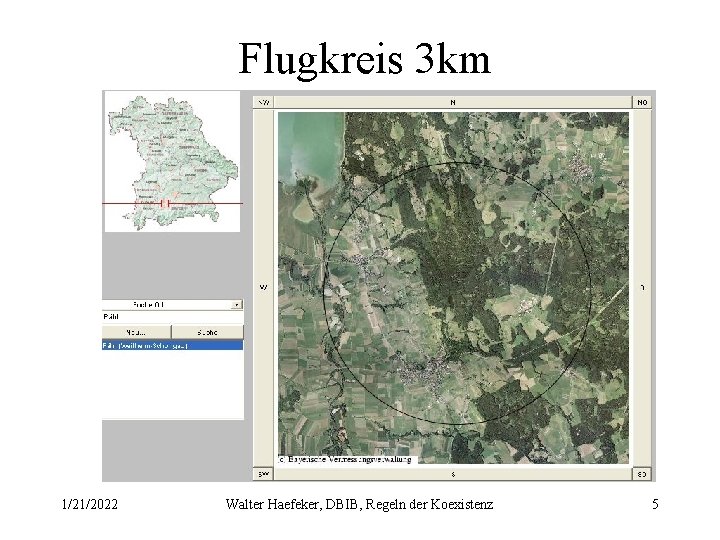 Flugkreis 3 km 1/21/2022 Walter Haefeker, DBIB, Regeln der Koexistenz 5 